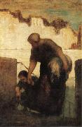 Honore Daumier The Washerwoman china oil painting artist